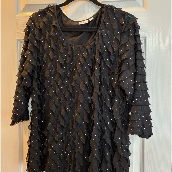 Kim Rogers Woman plus top 3X - Picture 1 of 8